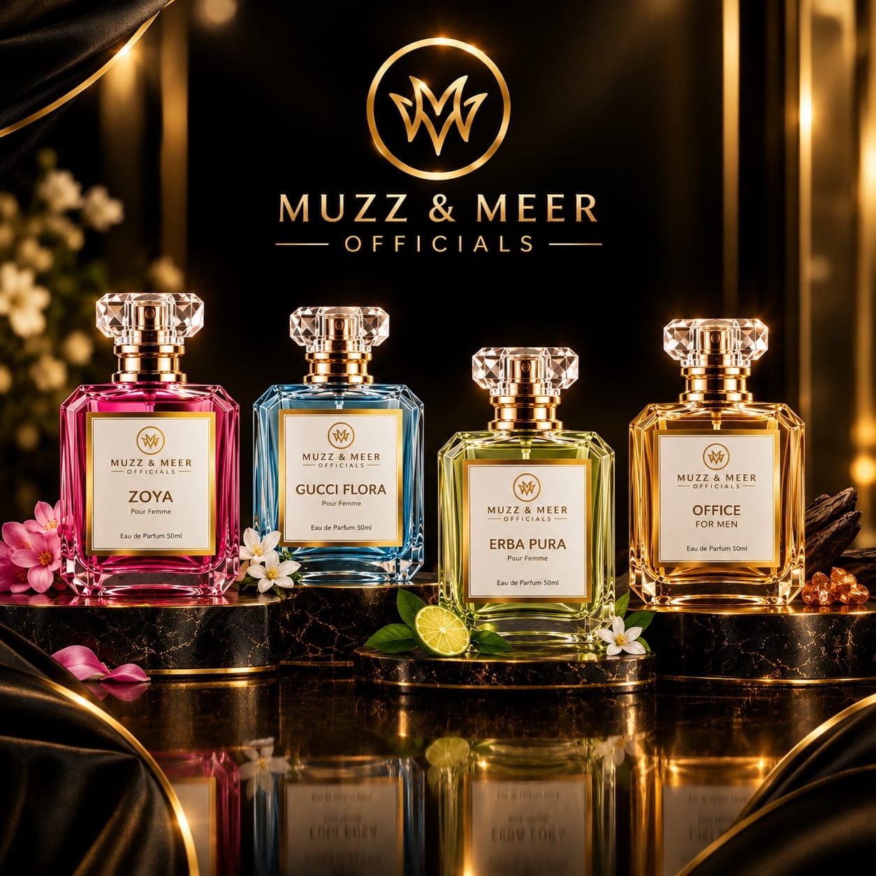 Muzz & Meer Signature Fragrances — Luxury Perfume Flacon